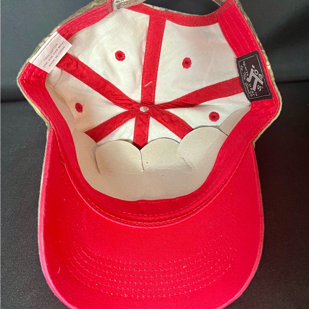 🤩Womens NWT Ole Miss Mississippi Rebels Football Camo & Pink Adjustable Hat Cap - Picture 6 of 8